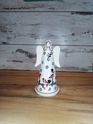 Lampion ceramiczny Bolesławiec anioł 15,5 cm ceramika Bolesławiec 