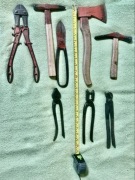 Narzędzia dekarskie zestaw 7 sztuk Szwajcaria młotek nożyce wycinaki