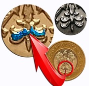 2 ZŁOTE 2018  MONETA DESTRUKT [ OGON ORŁA ]