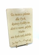 tabliczka okazjonalna - Komunia, Ślub