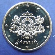 ŁOTWA 2024 10 CENTÓW UNC !!!!!!!!!!