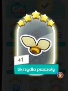 Monopoly GO Zestaw Set 17 Naklejka Karta 5* Skrzydła pszczoły 