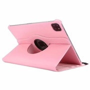 SKÓRZANE obrotowe Etui do iPad Air 13" 2025 / 2024 / Pro 12.9" jasny róż