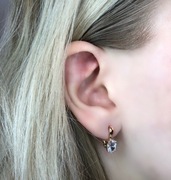 Złote Kolczyki Stal Chirurgiczna