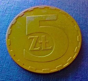 PRL moneta 5zł - 1985 rok