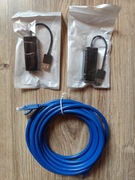 2x Xiaomi Mi Box S/4K/nowsze Karta sieciowa USB 2.0 do 100mb/s+Kabel RJ45