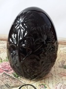 Wysokie jako ceramiczne,czarne o dużym połysku 15 cm