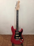 Gitara Harley Benton ST-20 CA Czerwień/Róż elektryczna 