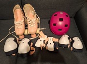 Wrotki, kask, ochraniacze Oxelo - Decathlon