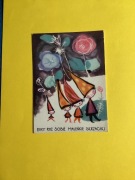 WIESŁAWA GROSSET - POCZTÓWKA - „MALEŃKIE SKRZATY” - 1960 rok