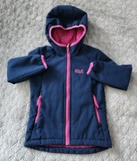 Kurtka ocieplana przejściowa jesienna dziewczęca jack wolfskin 116