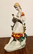 Figurka Dziewczyna wróżąca z rumianku Połonne lata 70-te