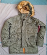 Alpha Industries nyco olive JaK NOWA parka bomber jacket kurtka zimowa 