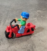 Lego Duplo klocki motor, motocyklista