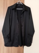 Czarna elegancka bluzka koszulowa koszula Shein r. 38 