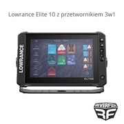Lowrance Elite 10 z przetwornikiem 3w1