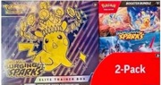 Pokemon Surging Sparks 2-Pack Trainer Box and Booster Bundle