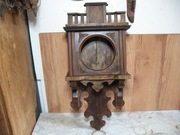 .skrzynka obudowa drewniana zegara starego,