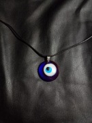 Oko proroka Nazar amulet rzemyk ochronny talizman naszyjnik hippie 