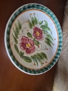 Ceramiczna głęboka miska Claudio Bernini motyw kwiatowy 