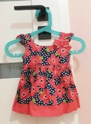 Piękna sukienka w maki r. 62-68