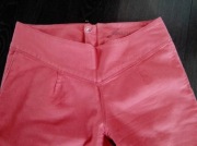 **spodnie slim, rurki, cygaretki jeans różowe 36/S