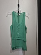 Letnia zwiewna zielona bluzka H&M rozmiar S