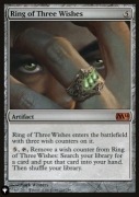 MTG Magic the Gathering - Ring of Three Wishes