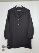 Długi kardigan ala marynarka żakiet grafitowy Mariposa