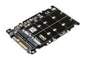 Adapter dysku M.2 SATA (NGFF) lub PCI-E (NVME) <-> U.2 (SFF-8639)