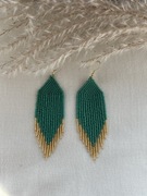 Kolczyki z japońskich koralików.