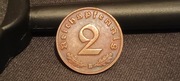 Niemcy-III Rzesza 2 reich-fennig 1938r,B.Rzadkie