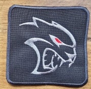 Naszywka naszywki na fotele Dodge Hellcat 10x10 cm