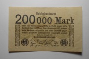 stary banknot 200 000 Marek Niemcy