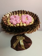 Bukiet jadalny bukiet na 80 urodziny prezent upominek  jubileusz róże