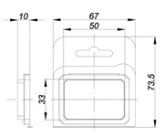 blister do pakowania przezroczysty 100 szt.