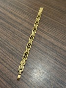 Ładna pozłacana bransoletka 