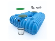 Zbiornik na wodę deszczówkę oczyszczalnia przydomowa BOLT 3000L