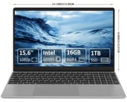 Laptop Molegar 15,6" / 32 GB RAM / 1T