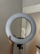 Lampa pierścieniowa led 45cm ZESTAW