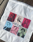 Worek sportowy genzie biały white dla dzieci kolorowy