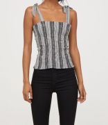 Kup 3 rzeczy zapłać za 2, top H&M xxs 32 wzór bluzka aztecki etniczny