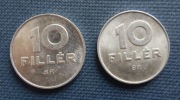 Moneta Węgry 10 fillerów 1984