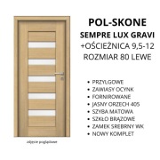 Drzwi POL-SKONE SEMPRE lux gravi +OŚCIEŻNICA 9,5-12 80 lewe FORNIR