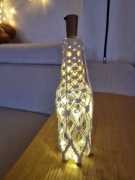 Lampion makrama wazon boho