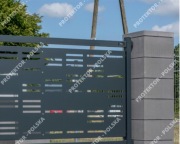 pustak podmurówka palisada przegroda ogrodzenie granica brama płotek brama