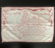 7 szt. Makatki haftowane lata 50/60 XX wieku lub starsze Vintage PRL