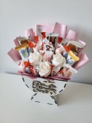 Kielich komunijny ze słodyczami, prezent na komunie dla chłopca i dziewczyn