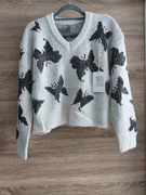 Sweterek w motyle -nietoperze 