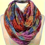 Komin damski Apaszka w stylu Boho Duża Lekka Miękka